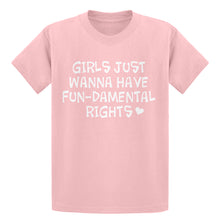 Youth Girls Wanna Have Fundamental Rights Kids T-shirt