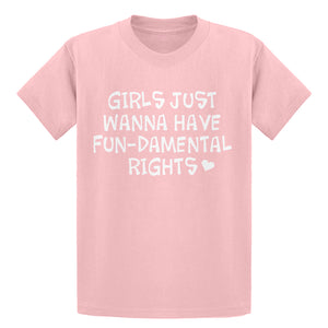 Youth Girls Wanna Have Fundamental Rights Kids T-shirt
