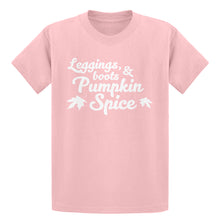 Youth Leggings, Boots, and Pumpkin Spice Kids T-shirt