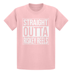Youth Straight Outta Riskey Reels Kids T-shirt