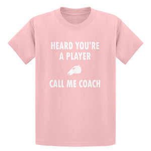 Youth Call me Coach Kids T-shirt