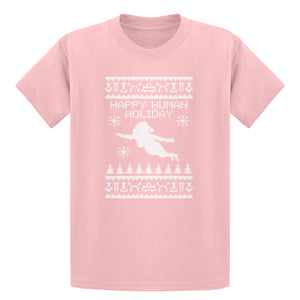 Youth Happy Human Holiday Kids T-shirt