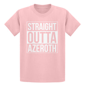 Youth Straight Outta Azeroth Kids T-shirt