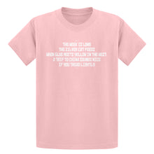 Youth The Week is Long the Silver Cat Feeds Kids T-shirt
