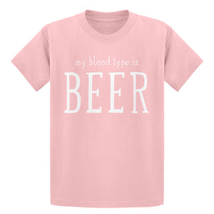 Youth My Blood Type is Beer Kids T-shirt