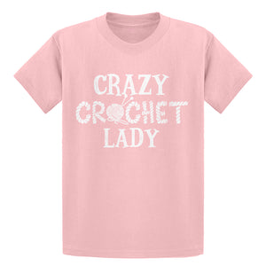 Youth Crazy Crochet Lady Kids T-shirt