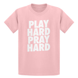 Youth Play Hard Pray Hard (was 7006) Kids T-shirt