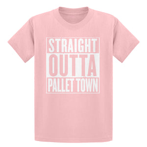 Youth Straight Outta Pallet Town Kids T-shirt
