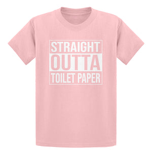 Youth Straight Outta Toilet Paper Kids T-shirt