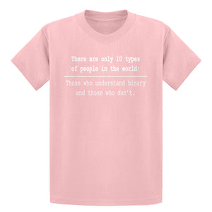 Youth 10 Types of People Kids T-shirt
