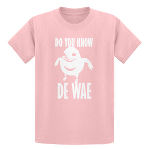 Youth Do You Know De Wae Kids T-shirt