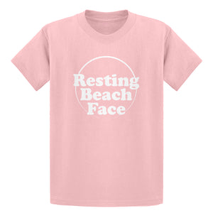 Youth Resting Beach Face Kids T-shirt