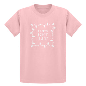 Youth Lets Get Lit Kids T-shirt