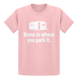 Youth Home is Where you Park it Kids T-shirt