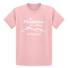 Youth The Mountains are Calling Kids T-shirt