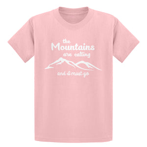 Youth The Mountains are Calling Kids T-shirt