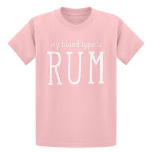 Youth My Blood Type is Rum Kids T-shirt