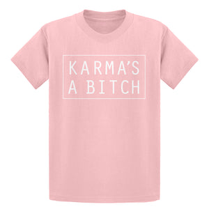Youth Karma's a Bitch Kids T-shirt