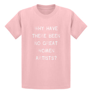 Youth No Great Women Artists Kids T-shirt