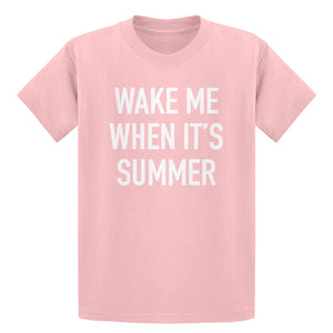 Youth Wake me When its Summer Kids T-shirt