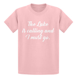 Youth The Lake is Calling and I must Go Kids T-shirt