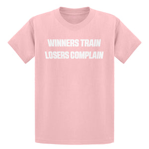 Youth Winners Train, Losers Complain Kids T-shirt