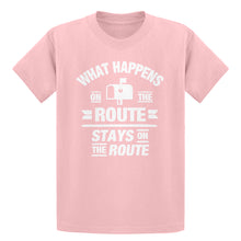 Youth What Happens on the Route Stays on the Route Kids T-shirt