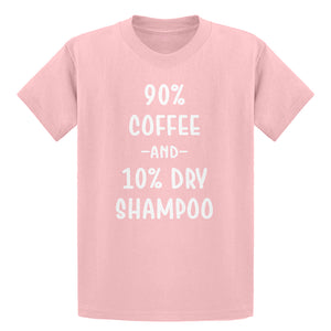 Youth 90% Coffee 10% Dry Shampoo Kids T-shirt