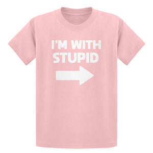 Youth I'm With Stupid Right Kids T-shirt