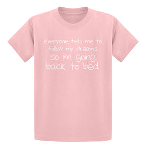 Youth Back to Bed Kids T-shirt