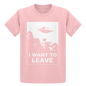 Youth I Want to Leave Kids T-shirt