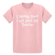 Youth Solemnly Swear to Work Out Kids T-shirt
