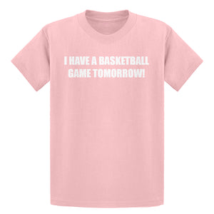 Youth Basketball Game Tomorrow Kids T-shirt