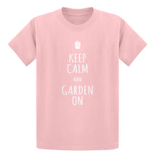 Youth Keep Calm and Garden On Kids T-shirt
