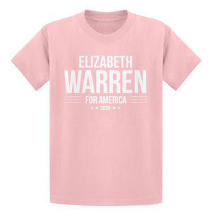 Youth ELIZABETH WARREN for President 2020 Kids T-shirt