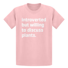 Youth Introverted But Willing to Discuss Plants Kids T-shirt