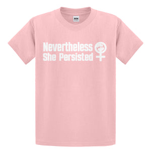Youth She Persisted Bold Kids T-shirt
