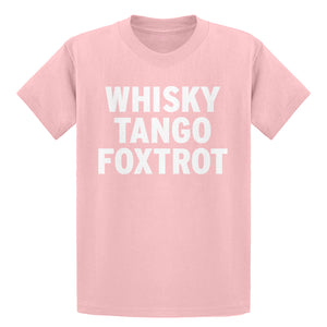 Youth WHISKY TANGO FOXTROT Kids T-shirt