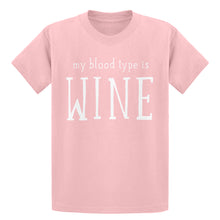 Youth My Blood Type is Wine Kids T-shirt