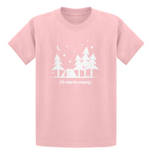 Youth I'd Rather be Camping Kids T-shirt