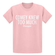 Youth Comey Knew Too Much Kids T-shirt