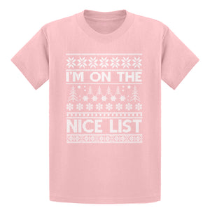 Youth Im on the Nice List Kids T-shirt