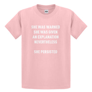 Youth She Persisted Venus Fist Kids T-shirt