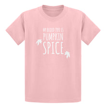 Youth My Blood Type is Pumpkin Spice Kids T-shirt