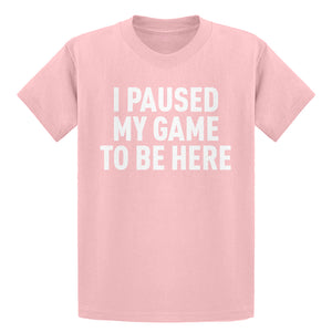 Youth I Paused My Game to Be Here Kids T-shirt