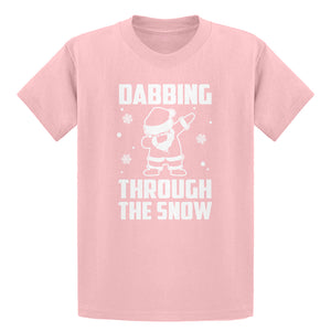 Youth Dabbing through the Snow Kids T-shirt