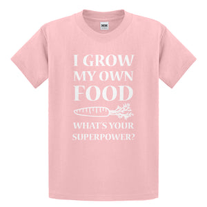 Youth I Grow My Own Food Kids T-shirt