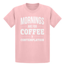 Youth Mornings are for Coffee and Contemplation Kids T-shirt