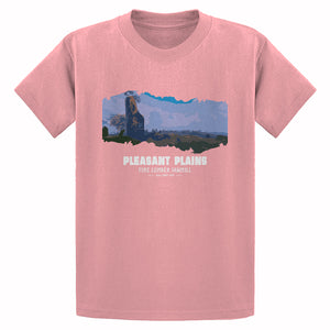 Youth Pleasant Plains Fine Lumber Sawmill Kids T-shirt