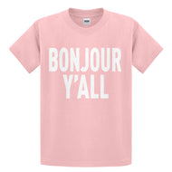 Youth Bonjour Yall Kids T-shirt